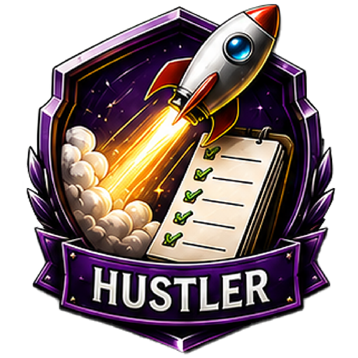 Hustler badge